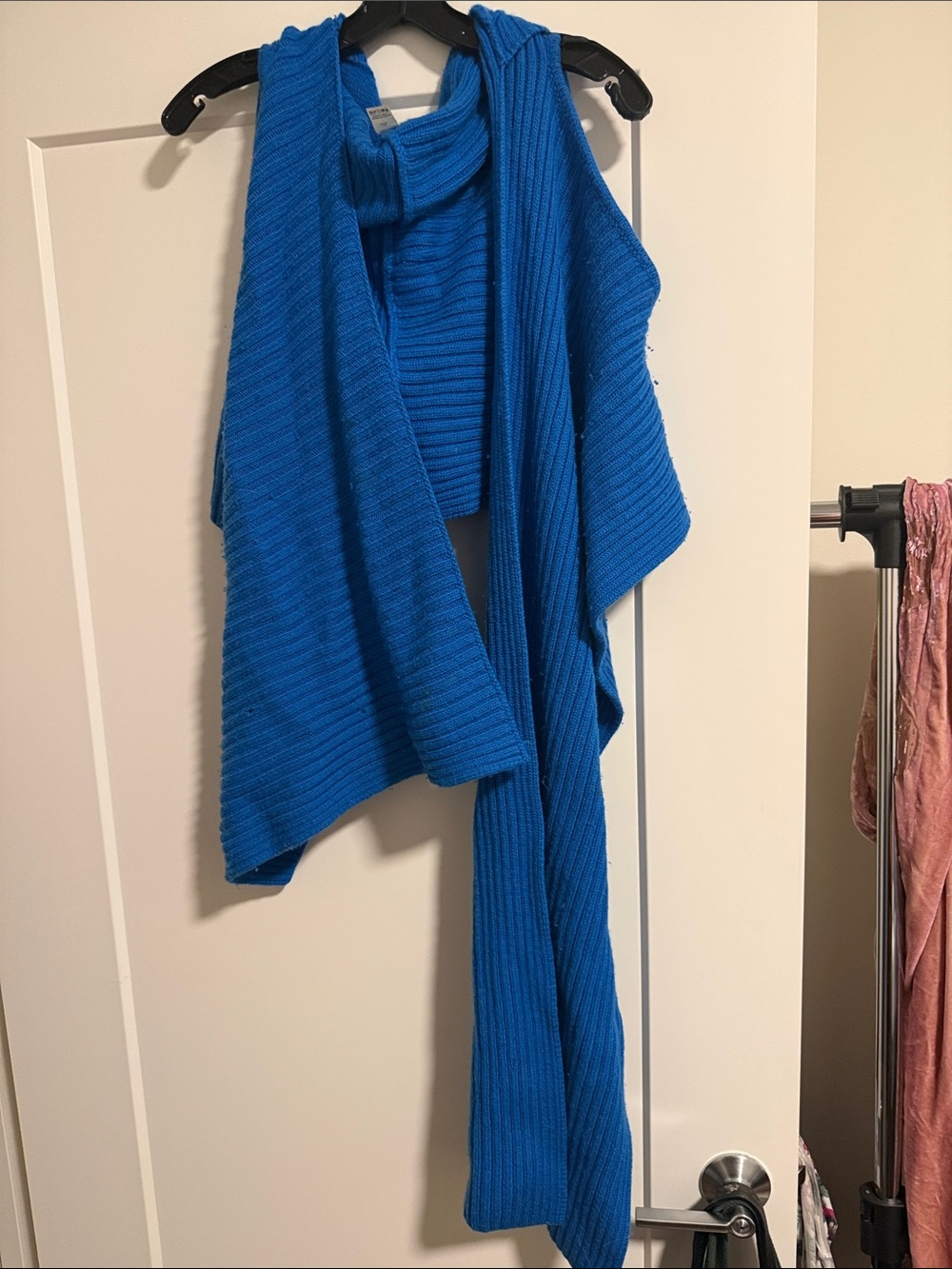 Lululemon blue scarf hoodie vest
